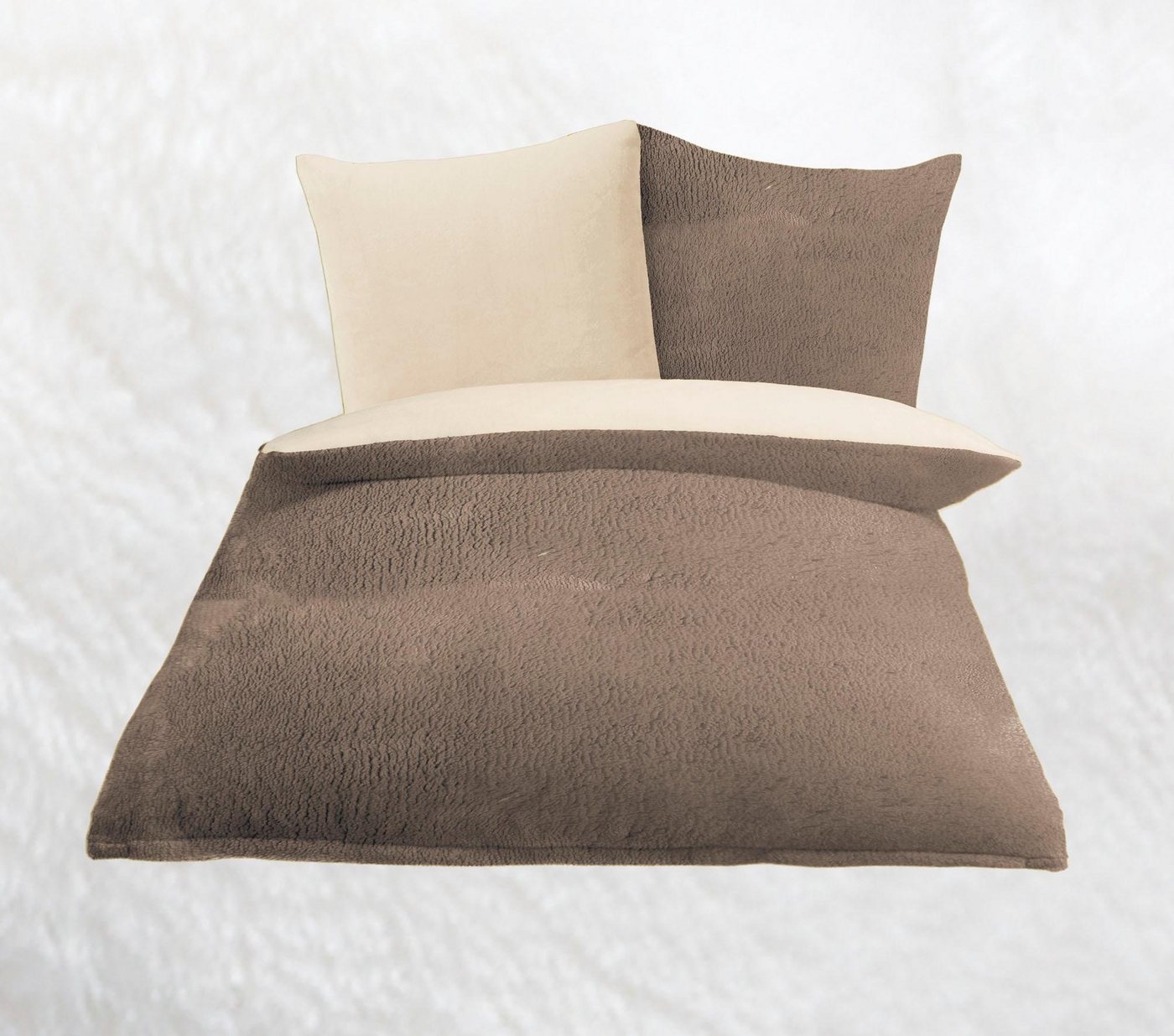 Gözze Wendebettwäsche Superflausch in Gr. 135x200 oder 155x220 cm, Microfaser, 2 teilig, Fleece kuschelig warm im Winter, Bettwäsche mit Wendeoptik Gözze Wendebettwäsche Superflausch in Gr. 135x200 oder 155x220 cm, Microfaser, 2 teilig, Fleece kuschelig warm im Winter, Bettwäsche mit Wendeoptik von Gözze