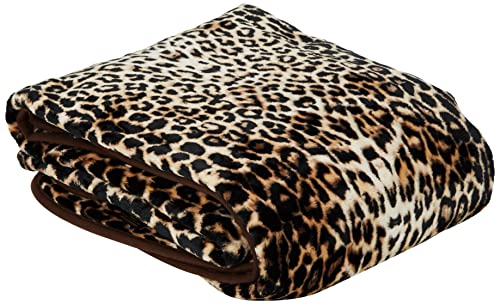 Gözze - Erstklassige Kuscheldecke, Cashmere Feeling, Hohes Stoffgewicht 500 g/m², 150 x 200 cm - Leopard von Gözze