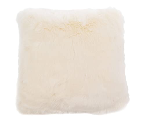 Gözze - Wohnkissenhülle, Kunstfell in edler Pelzoptik, Design Eisbär, 50 x 50 cm - Cremeweiß/Beige Gözze - Wohnkissenhülle, Kunstfell in edler Pelzoptik, Design Eisbär, 50 x 50 cm - Cremeweiß/Beige von Gözze