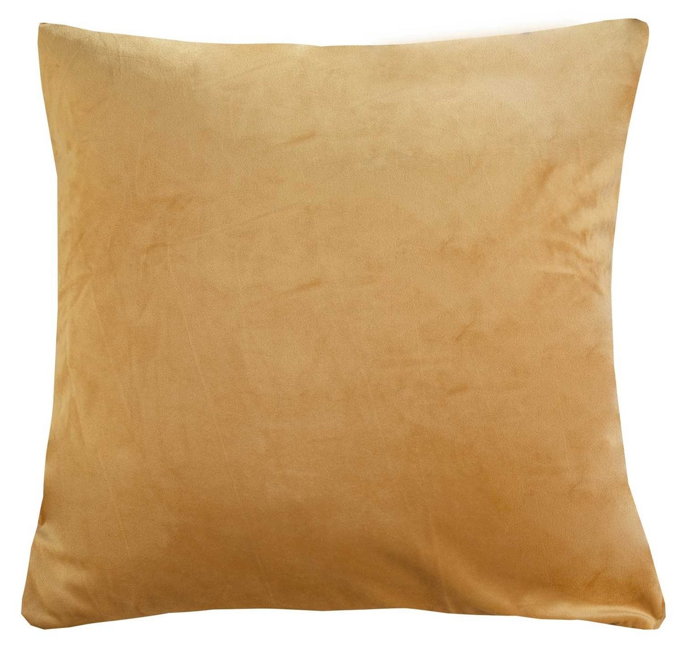 Gözze Kissenhülle MAGNUM, Gelb, Uni, Samt, 50 x 50 cm, (1 Stück) von Gözze