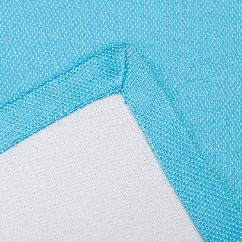 home24 Tischläufer Rhodos 40 x 0 x 135cm Blau/Türkis von home24