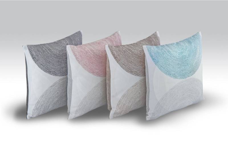 Wohndecke GÖZZE Kissenhülle SORENTO anthrazit BL 40x40 cm grau, Gözze von Gözze