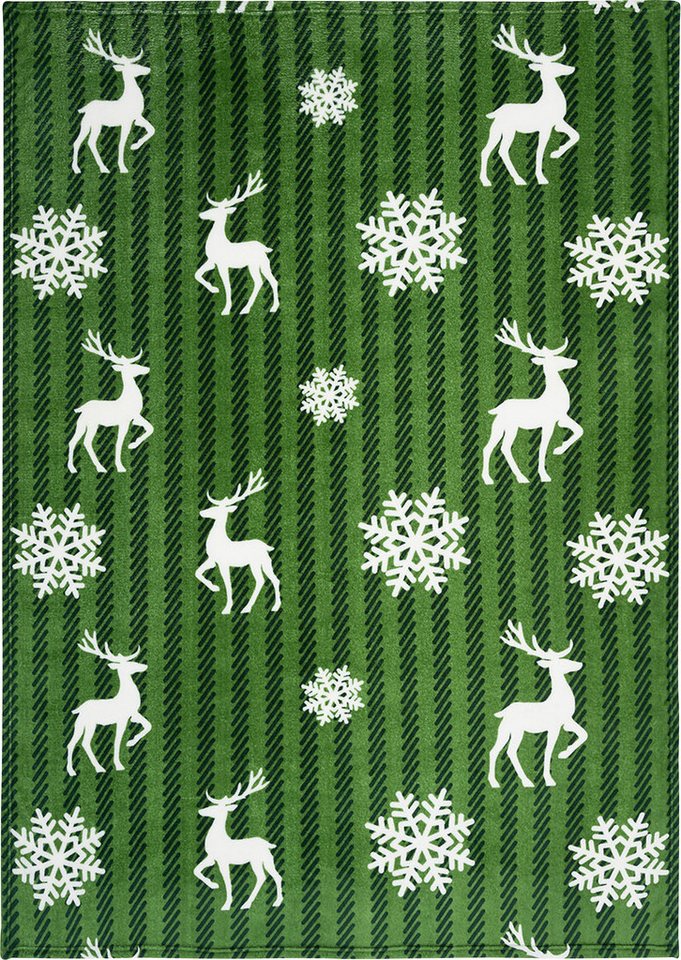 Wohndecke Wohndecke "Scandic", Gözze, Fleece Tiermotive: Hirsch Wohndecke Wohndecke "Scandic", Gözze, Fleece Tiermotive: Hirsch von Gözze