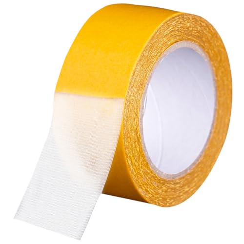 Gogogmee 1 Rolle Doppelseitiges Gewebeklebeband Stark Haftendes Tragbares Klebeband für Teppiche und Bodenbeläge für Diy Projekte Wanddekoration und Möbelbefestigung von Gogogmee