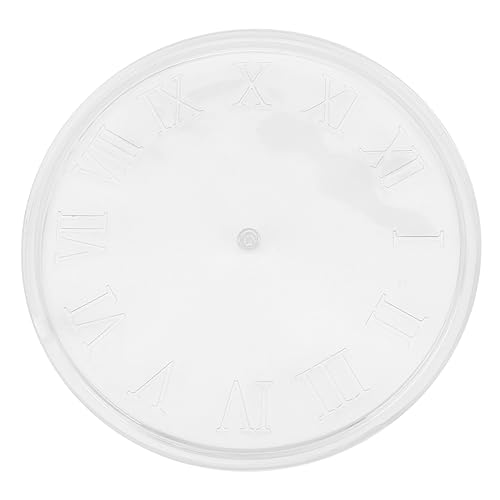 Gogogmee 1 Satz DIY Silikonform für Wanduhr Roman Numerals Uhrmacher Zubehör Transparentes Silikon für Kreative Projekte zum Gießen und Gestalten von Uhren Schmuck und Kunstwerken von Gogogmee