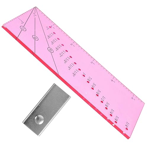 Gogogmee 1 Satz Quilting Ruler Diy Nähmaß für Patchwork und Kreative Nähprojekte für Anfänger und Erfahrene Teiliges und Magnetmaß von Gogogmee