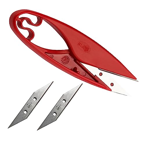 Gogogmee 1 Satz Stahl Schneiderschere für Stoffe Nähschere Fadenschneider Leicht und Handlich für Nähen und DIY Projekte Robust und Langlebig von Gogogmee