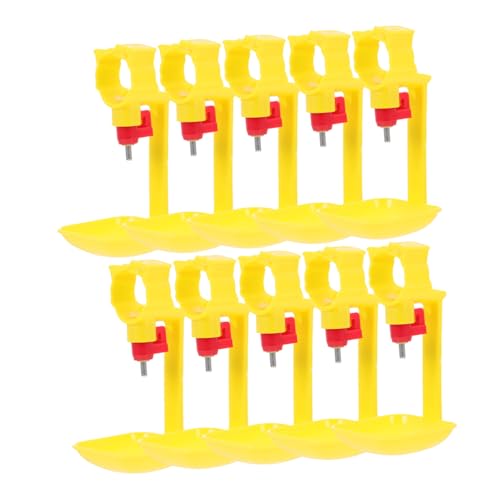 Gogogmee 10 Stück Automatische Hühnertränke mit Nippelspendern Langlebiges Material Großvolumig Praktischer Wasserspender für Geflügel Bodenstehend oder Hängend Platzsparend und Einfach zu Gogogmee 10 Stück Automatische Hühnertränke mit Nippelspendern Langlebiges Material Großvolumig Praktischer Wasserspender für Geflügel Bodenstehend oder Hängend Platzsparend und Einfach zu von Gogogmee