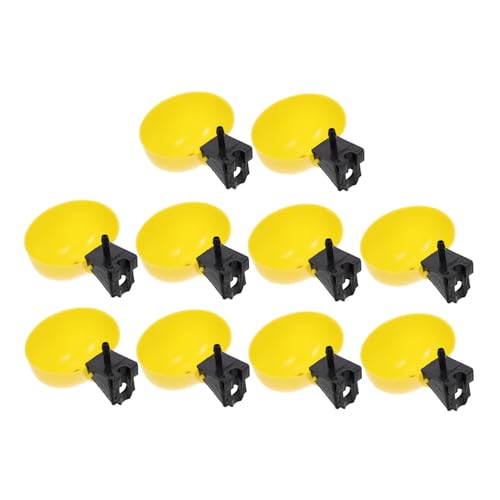 Gogogmee 10 Stück Automatische Wasserspender für Tauben Hühner und Wachteln Langlebiger Kunststoff Einfach zu Reinigen Montieren für Käfige und Geflügelhaltung Gogogmee 10 Stück Automatische Wasserspender für Tauben Hühner und Wachteln Langlebiger Kunststoff Einfach zu Reinigen Montieren für Käfige und Geflügelhaltung von Gogogmee