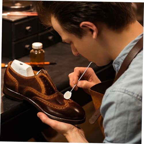 Gogogmee 10 Stück Daubers Ball Pinsel für Lederfarbe Langlebige Filzbürsten Öl Wasserbasierte Farbanwendung für Lederfärbung und DIY Handwerk Effizientes Lederwerkzeug von Gogogmee