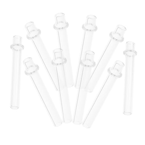 Gogogmee 10 Stück Teiliges Glas Dochthalter Transparent Hitzebeständig für Öllampen und Petroleumlaternen Langlebige Ersatz Glasrohre Ømm für Heimdekoration und Outdoor Camping Gogogmee 10 Stück Teiliges Glas Dochthalter Transparent Hitzebeständig für Öllampen und Petroleumlaternen Langlebige Ersatz Glasrohre Ømm für Heimdekoration und Outdoor Camping von Gogogmee