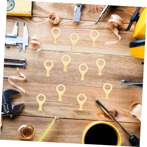 Gogogmee 100 Stück Kabelschuhe Ringkabelschuh Offene Kupferklemmen Wiederverwendbar Langlebig für Elektrische Verbindungen und Batterieklemmen Vielseitig Einsetzbar Gogogmee 100 Stück Kabelschuhe Ringkabelschuh Offene Kupferklemmen Wiederverwendbar Langlebig für Elektrische Verbindungen und Batterieklemmen Vielseitig Einsetzbar von Gogogmee