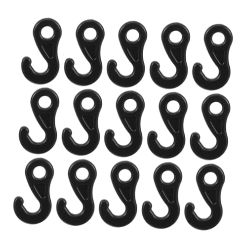 Gogogmee 100 Stück Zeltseil Haken aus Pom Kunststoff Wind Stabiler Haken für Camping Outdoor Vielseitig Einsetzbar Leicht und Portabel Wetterfeste Abspannseil Verbindung von Gogogmee