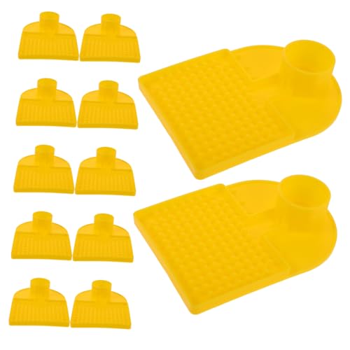 Gogogmee 12 Stück Teiliges Beehive Water Dispenser Wetterfester Bee Feeder mit Sicherer Wasser Zuckersirupzufuhr Kompatibel mit Mineralwasserflaschen Vielseitig für Indoor von Gogogmee