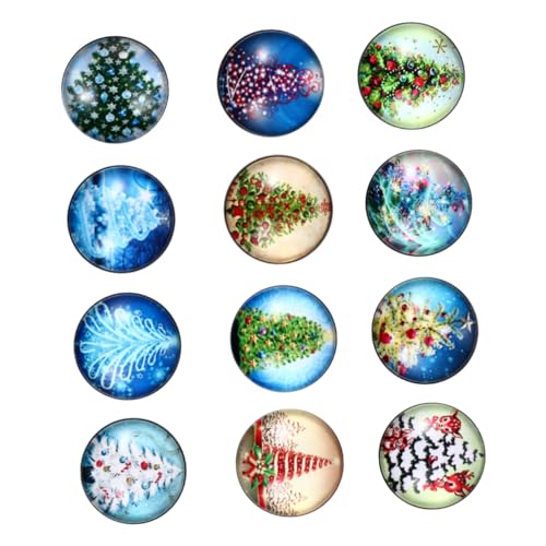 Gogogmee 12 Stück Teiliges Glas Snap Buttons Transparent für DIY Schmuckherstellung und Basteln Sichere Runde Kanten als Weihnachts Charms und Glücksbringer Gogogmee 12 Stück Teiliges Glas Snap Buttons Transparent für DIY Schmuckherstellung und Basteln Sichere Runde Kanten als Weihnachts Charms und Glücksbringer von Gogogmee