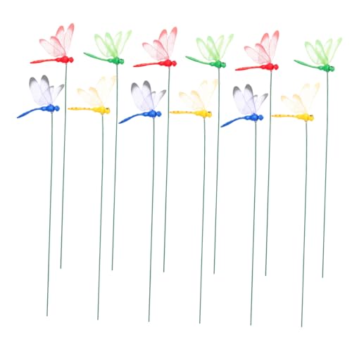 Gogogmee 12 Stück Teiliges Libellen Gartenstecker Wetterfeste Realistische Gartendekoration Farbenfrohe Simulation Langlebige Pflanzstecker für Außenbereiche Wie Terrasse Zufällige Farbe Gogogmee 12 Stück Teiliges Libellen Gartenstecker Wetterfeste Realistische Gartendekoration Farbenfrohe Simulation Langlebige Pflanzstecker für Außenbereiche Wie Terrasse Zufällige Farbe von Gogogmee