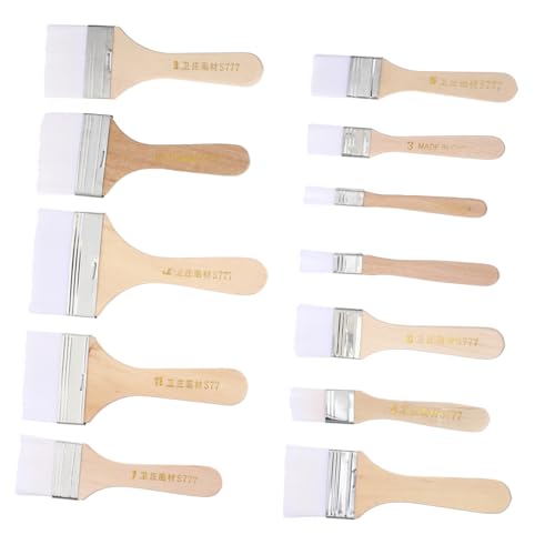 Gogogmee 12 Stück Teiliges Nylon Ölfarbenpinsel Flache Borsten für Präzises Malen Ergonomischer Holzgriff Vielseitig für Lack Ölmalerei und Bastelarbeiten Leicht zu Reinigen für Künstler Gogogmee 12 Stück Teiliges Nylon Ölfarbenpinsel Flache Borsten für Präzises Malen Ergonomischer Holzgriff Vielseitig für Lack Ölmalerei und Bastelarbeiten Leicht zu Reinigen für Künstler von Gogogmee