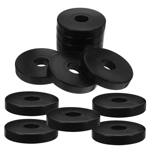 Gogogmee 12stücke Rund Rollenpolster Schutzabdeckungen Für Möbelrollen Stoßdämpfende Kunststoffrolleneinsätze rutschfeste Rollenauflagen Für Wohnmöbel Und Tische Abnehmbare Zubehör von Gogogmee