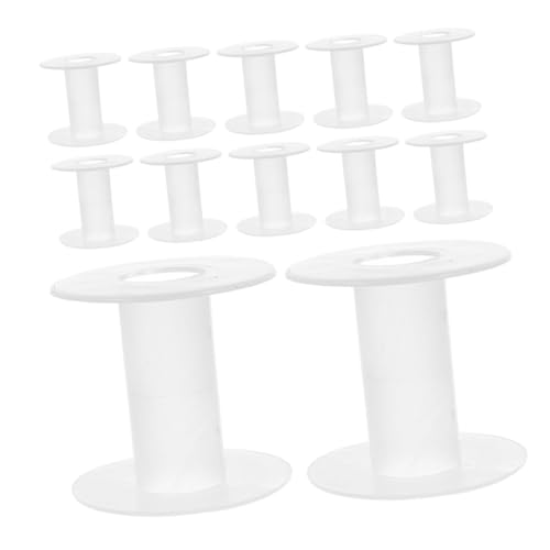 Gogogmee 15 Stück Teiliges Weiße Kunststoff spulen für Kabel Bänder und Fäden Stabile Abs drahtwickler für Nähen Stickerei Basteln und Aufbewahrung von Schnüren und Drähten Gogogmee 15 Stück Teiliges Weiße Kunststoff spulen für Kabel Bänder und Fäden Stabile Abs drahtwickler für Nähen Stickerei Basteln und Aufbewahrung von Schnüren und Drähten von Gogogmee