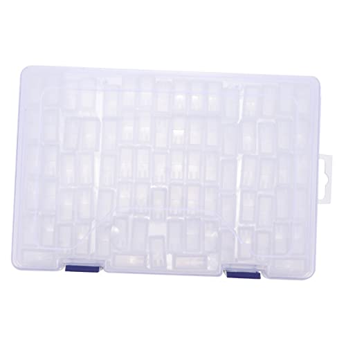 Gogogmee 1Satz Fächer Aufbewahrungsbox für Schmuck und Nail Art Transparente Sortierbox für Glitzer Perlen und Kleine Accessoires Platzsparend und Langlebig für Nagelkunst Gogogmee 1Satz Fächer Aufbewahrungsbox für Schmuck und Nail Art Transparente Sortierbox für Glitzer Perlen und Kleine Accessoires Platzsparend und Langlebig für Nagelkunst von Gogogmee