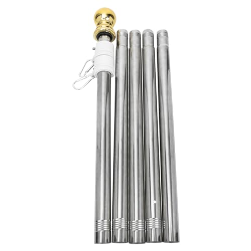 Gogogmee 1Satz Fahnenmast Robuster Wasserdichter Fahnenmast für Garten Terrasse Abnehmbar und Langlebig Einfache Installation ohne für Dekorative Gogogmee 1Satz Fahnenmast Robuster Wasserdichter Fahnenmast für Garten Terrasse Abnehmbar und Langlebig Einfache Installation ohne für Dekorative von Gogogmee