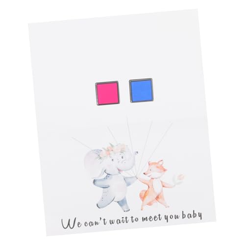 Gogogmee Fingerabdruckbaum Deko-Paket Für Geschlechtsenthüllungsparty Dekorationspaket Zur Babydusche Schild Zur Geschlechtsenthüllung Poster Mit Fingerabdruckbaum Partyrequisiten Zur Babye von Gogogmee