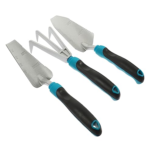 Gogogmee 1Satz Gartenwerkzeugset Teilig Metallkelle Rake Schaufel für Pflanzen und Jäten Werkzeug für Hobbygärtner und Outdoor Projekte und Leicht für Einfachen von Gogogmee