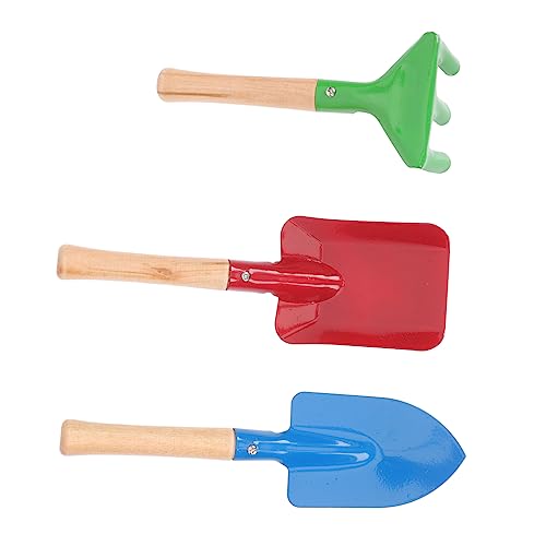 Gogogmee 1Satz Teiliges Kinderschaufel Metall mit Holzgriffen Mini Rechen und Anpflanzungswerkzeuge für Garten Strand und Spielplatz Fördert Motorische Fähigkeiten Gogogmee 1Satz Teiliges Kinderschaufel Metall mit Holzgriffen Mini Rechen und Anpflanzungswerkzeuge für Garten Strand und Spielplatz Fördert Motorische Fähigkeiten von Gogogmee
