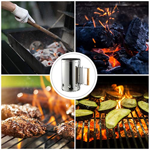 Gogogmee 1Stück BBQ Holzkohle Zündrohr für Outdoor Fans Rostfrei mit Luftlöchern für Optimalen Sicherer Holzgriff für Camping Gogogmee 1Stück BBQ Holzkohle Zündrohr für Outdoor Fans Rostfrei mit Luftlöchern für Optimalen Sicherer Holzgriff für Camping von Gogogmee
