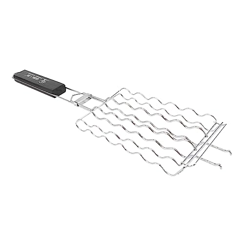 Gogogmee 1Stück Grillkorb für Bbq Tragbares Grillzubehör Wellenförmiges Design für Gleichmäßige Wärmeverteilung für Fleisch und Gemüse zu Reinigen Gogogmee 1Stück Grillkorb für Bbq Tragbares Grillzubehör Wellenförmiges Design für Gleichmäßige Wärmeverteilung für Fleisch und Gemüse zu Reinigen von Gogogmee