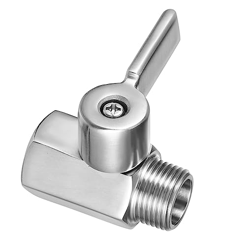 Gogogmee 1Stück Mini Kugelabschaltventil für Öl Wasser und Gas Kompaktes Design Langlebig und Korrosionsbeständig von Gogogmee