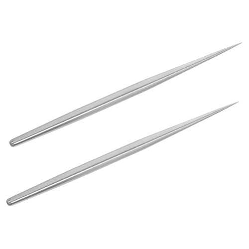 Gogogmee 2 Stück Arbeitsanfänger Keramik Keramik – DIY Texturierung Für Tragbare Kunstschnitzprojekte Künstler Edelstahl Künstlerische Töpfernadel Textur Detail Handwerk Ton Werkzeuge von Gogogmee