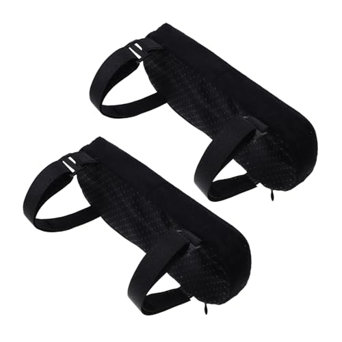 Gogogmee 2 Stück Armlehnenpolster für Bürostuhl und Komfortable Langlebige Armlehnenauflagen mit Elegantem Design Einfache Reinigung Geeignet für Langes Sitzen im Büro und Zuhause von Gogogmee