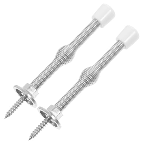 Gogogmee 2 Stück Feder Türstopper Robuste Türhalter für Wände Flexibel und Sicher für Schlafzimmer Badezimmer und Schützt Möbel vor Türschäden von Gogogmee