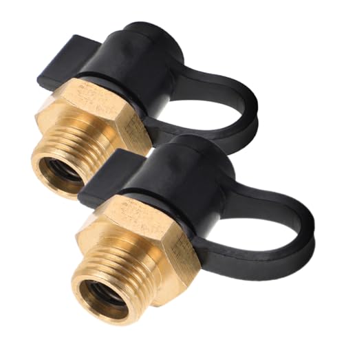 Gogogmee 2 Stück Gas Tank Vent Valve aus Robustem Material Schnelles Einbauventil für Luftkompressor und Lufttank Langlebiges Sicherheits Ventil zur Druckregulierung und Entlüftung von Gogogmee