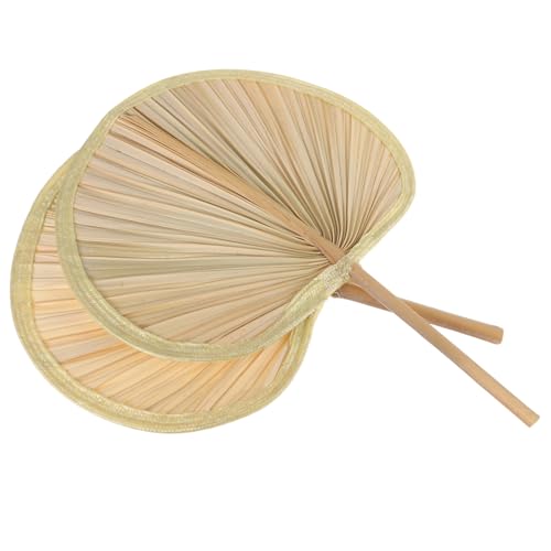 Gogogmee 2 Stück Handgefertigte Handfächer Großer Leichter Fächer Sommerlicher Kühlventilator Handgewebt Vielseitig als Party Deko Tragbar für Outdoor Wohnzimmer Büro Gogogmee 2 Stück Handgefertigte Handfächer Großer Leichter Fächer Sommerlicher Kühlventilator Handgewebt Vielseitig als Party Deko Tragbar für Outdoor Wohnzimmer Büro von Gogogmee