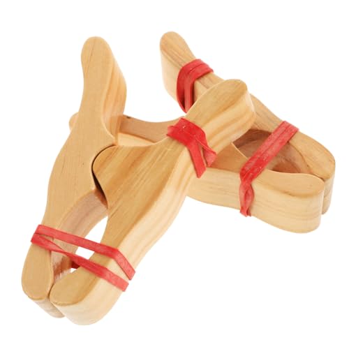 Gogogmee 2 Stück Holzspielklammern Große Holzklammern mit Starkem Halt für Spielzelte Puppenhäuser und Bastelprojekte Vielseitige Spielhaus zubehör für Kindergarten von Gogogmee