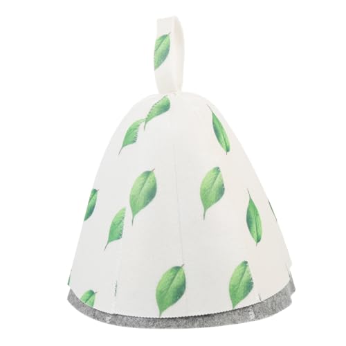 Gogogmee 2 Stück Sauna Hauben aus Filz Atmungsaktive Saunakappen für Damen Dicke Badezimmer Saunahüte Bequeme Kopfbedeckung für Sauna Dusche und Wellness Stilvolles Design Motiv von Gogogmee