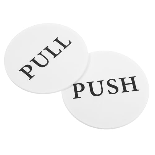 Gogogmee 2 Stück Selbstklebendes Rundes Türschild aus Acryl Push Pull Aufkleber für Bürotüren Einfache Montage Langlebig für Glas und Holztüren Geschäften Cafés Büros Gogogmee 2 Stück Selbstklebendes Rundes Türschild aus Acryl Push Pull Aufkleber für Bürotüren Einfache Montage Langlebig für Glas und Holztüren Geschäften Cafés Büros von Gogogmee