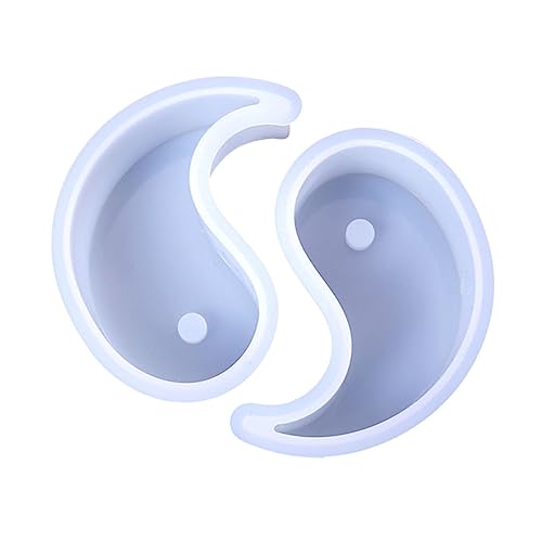 Gogogmee 2 Stück Silikon Kerzenform Tai Chi Flexibel DIY Silikonform für Duftkerzen Gießform Wachsschmelzen Kerzengießform für Anfänger und Heimdekoration von Gogogmee
