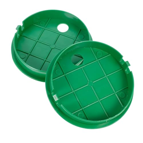 Gogogmee 2 Stück Sprinkler Ventilkasten Abdeckung Teiliges Grüne Ersatzdeckel für Bewässerungssysteme Robust Einfach zu Montieren Geeignet für Garten Landwirtschaft und Außenbereich von Gogogmee
