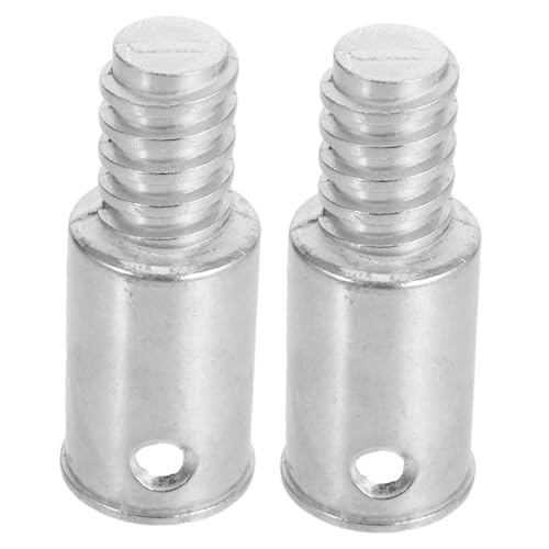 Gogogmee 2 Stück Teiliges Gewindeadapter Aluminiumlegierung Gewindespitzen für Besen- Wischmopp Verlängerungsstangen Kompatibel mit Eisen- Aluminium Holzgriffen Robust und Vielseitig von Gogogmee