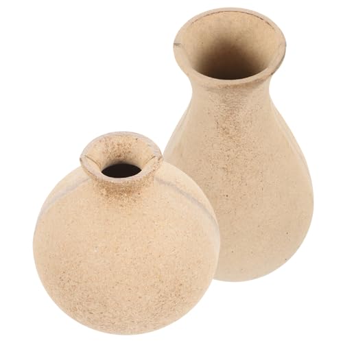 Gogogmee 2 Stück Teiliges Holzvase DIY Retro Blumenvase Handgefertigt Natürliche Tischdeko Für Wohnraum Büro Geschenkidee Gogogmee 2 Stück Teiliges Holzvase DIY Retro Blumenvase Handgefertigt Natürliche Tischdeko Für Wohnraum Büro Geschenkidee von Gogogmee