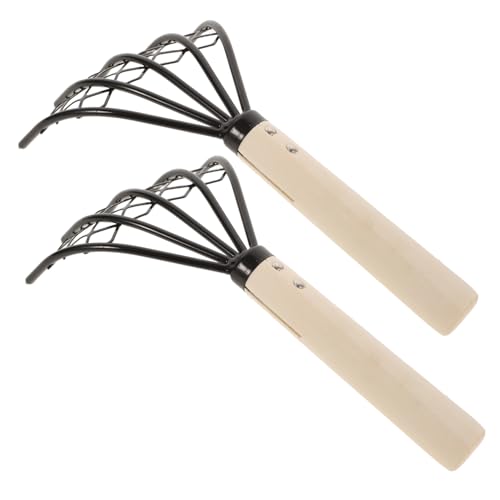 Gogogmee 2 Stück Teiliges Strand Muschel Rechen mit Netz Holzgriff Langlebig und Robust zum Graben von Austern Muscheln und Meeresfrüchten Am Ufer Robustes Werkzeug für Muschelsammler Gogogmee 2 Stück Teiliges Strand Muschel Rechen mit Netz Holzgriff Langlebig und Robust zum Graben von Austern Muscheln und Meeresfrüchten Am Ufer Robustes Werkzeug für Muschelsammler von Gogogmee