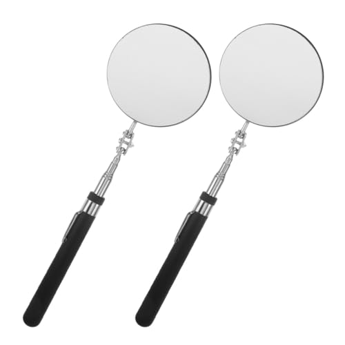 Gogogmee 2 Stück Teleskop-inspektionsspiegel Ausziehbarer Spiegel Teleskopinspektionsspiegel Für Mechaniker Inspektionsspiegelautos Teleskop-mechanik-inspektionsspiegel Teleskopspiegel Glas Gogogmee 2 Stück Teleskop-inspektionsspiegel Ausziehbarer Spiegel Teleskopinspektionsspiegel Für Mechaniker Inspektionsspiegelautos Teleskop-mechanik-inspektionsspiegel Teleskopspiegel Glas von Gogogmee