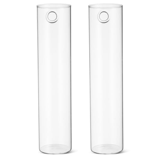 Gogogmee 2 Stück Wandvasen Glas Hängend für Wasserpflanzen Cylindrisch Transparent Wanddeko Wohnzimmer Blumenvase Hydroponik Propagation Station Gogogmee 2 Stück Wandvasen Glas Hängend für Wasserpflanzen Cylindrisch Transparent Wanddeko Wohnzimmer Blumenvase Hydroponik Propagation Station von Gogogmee