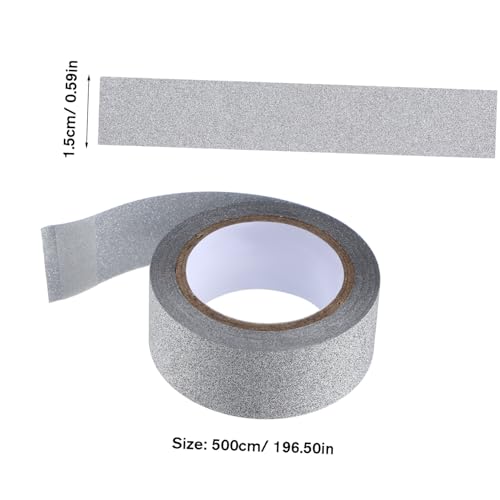 Gogogmee 20 Rollen Glitzer Washi Tape Dekoratives Klebeband mit Glänzender Oberfläche für Scrapbooking DIY Basteln Geschenkverpackung Langlebig und Praktisch für Kreative Projekte von Gogogmee