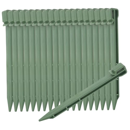 Gogogmee 20 Stück Kunststoff Zeltheringe für Outdoor Camping Robuste und Wiederverwendbare Erdnägel für Zelte Strand und Gartenarbeit Grün Leicht und Langlebig Gogogmee 20 Stück Kunststoff Zeltheringe für Outdoor Camping Robuste und Wiederverwendbare Erdnägel für Zelte Strand und Gartenarbeit Grün Leicht und Langlebig von Gogogmee