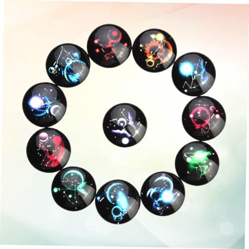 Gogogmee 20 Stück Runde Glas cabochons mit Sternenhimmel muster Bunte DIY Schmuckzubehör Halbrund Flach Rückseite Geeignet für Ohrringe Manschettenknöpfe und Bastelarbeiten Gogogmee 20 Stück Runde Glas cabochons mit Sternenhimmel muster Bunte DIY Schmuckzubehör Halbrund Flach Rückseite Geeignet für Ohrringe Manschettenknöpfe und Bastelarbeiten von Gogogmee