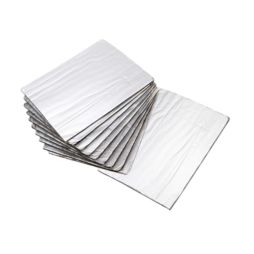 Gogogmee 20 Stück Teiliges Auto Hitzeschutzmatten Schallisolierende Hitzebeständige Dämmmatten für Motorhaube Langlebig Installieren Geräuschreduzierend für Ruhige Fahrt von Gogogmee